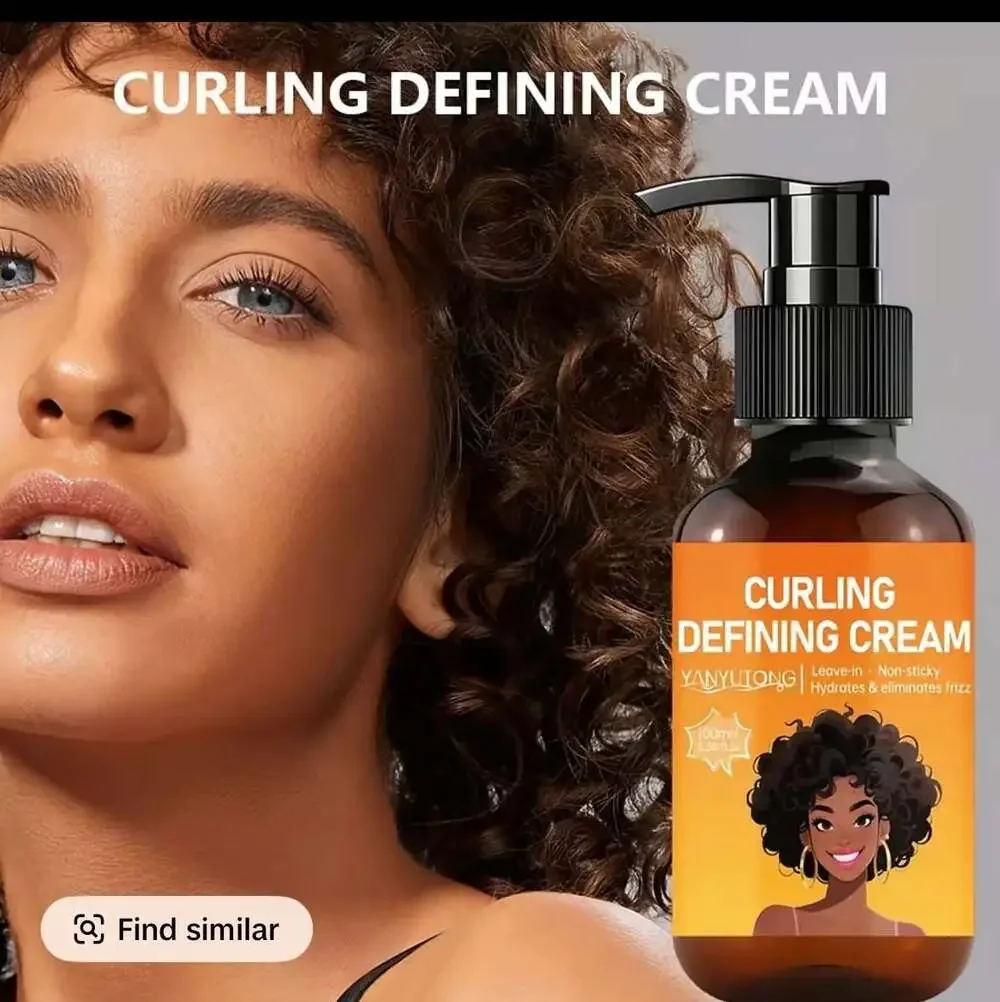 YANYUTONG Curl Defining Cream Leave-in Hydrating Anti-Frizz Hair Styling Cream